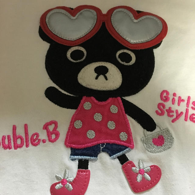 DOUBLE.B(ダブルビー)のミキハウス長袖 Tシャツ110cm キッズ/ベビー/マタニティのキッズ服女の子用(90cm~)(Tシャツ/カットソー)の商品写真
