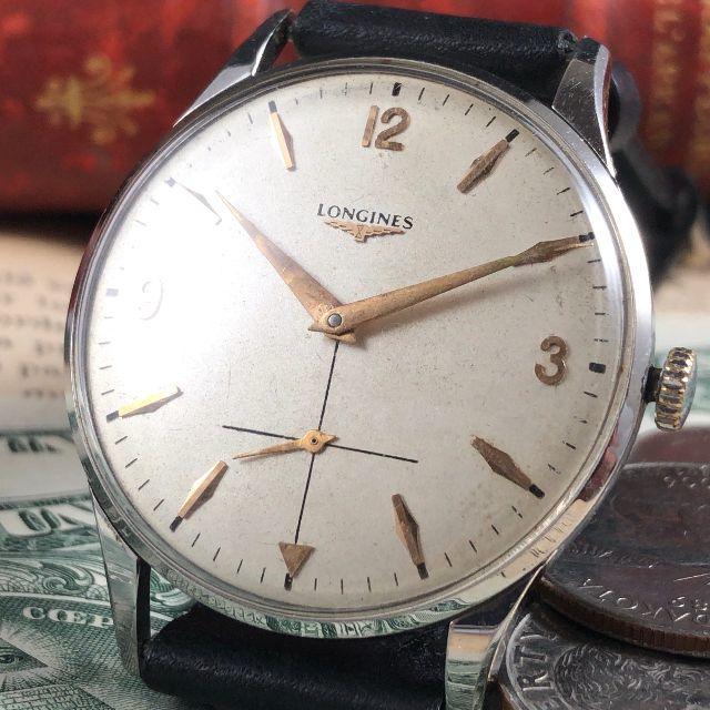 LONGINES - ★希少なスイス時計★1950's/ロンジン/男性用腕時計の通販 by パパ君【自己紹介欄にお得情報満載🎵】｜ロンジンならラクマ