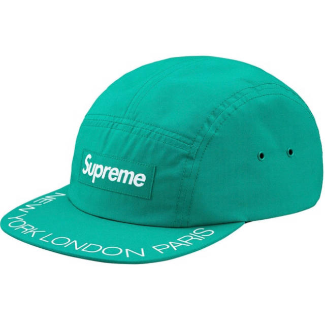 帽子Supreme - Visor Print Camp Cap (Aqua)