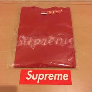 シュプリーム(Supreme)の19aw Supreme Smoke Tee 赤 S シュプリーム Tシャツ(Tシャツ/カットソー(半袖/袖なし))