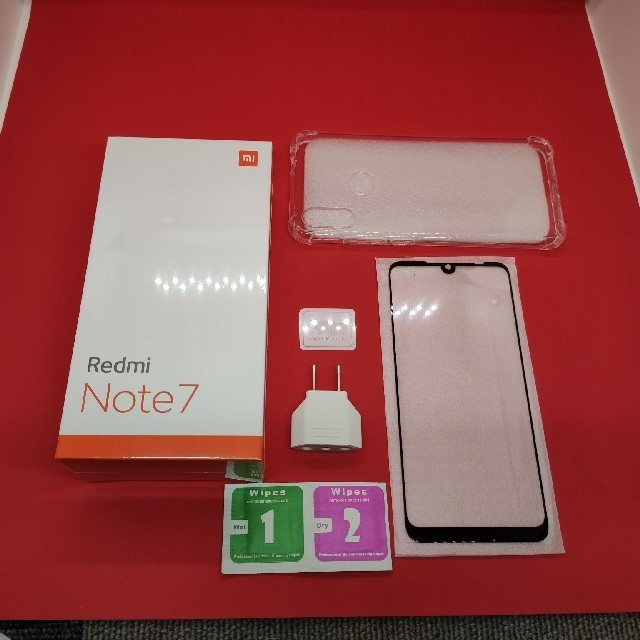 ☆新品未開封☆Xiaomi Redmi Note 7 ブラック　オマケ付き