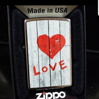 ジッポー(ZIPPO)の新品❤15B'ZIPPO日本未発売❤LOVE&HEART❤送料無料(タバコグッズ)