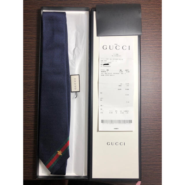 Gucci - GUCCI ネクタイ レシート付属 最終値下げの通販 by きゅう