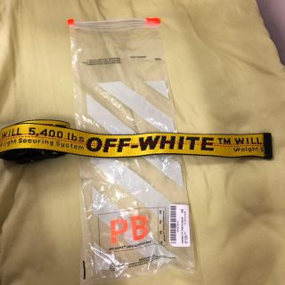 オフホワイト(OFF-WHITE)のoff-white ベルト オフホワイト 国内正規品(ベルト)