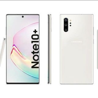 ギャラクシー(Galaxy)の新品同様Galaxy Note 10+ 12G 256GB Aura White(スマートフォン本体)