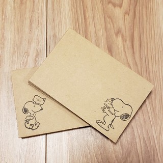 スヌーピー(SNOOPY)のスヌーピー　ミニ封筒　①(カード/レター/ラッピング)