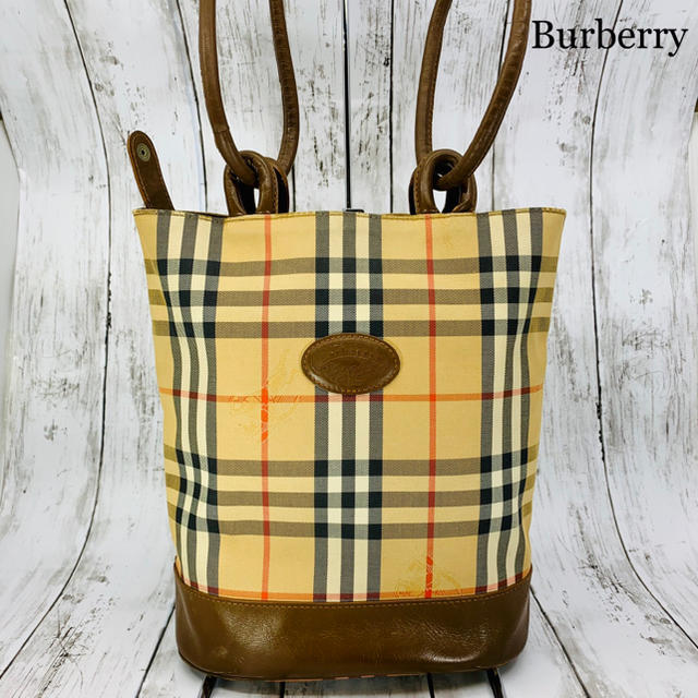 BURBERRY - レア品 OLD Burberry ノバチェック 2wayバッグの通販 by s ...