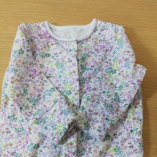 ネクスト(NEXT)の【専用】NEXT ロンパース 花柄 パープル 3M 6kg(ロンパース)