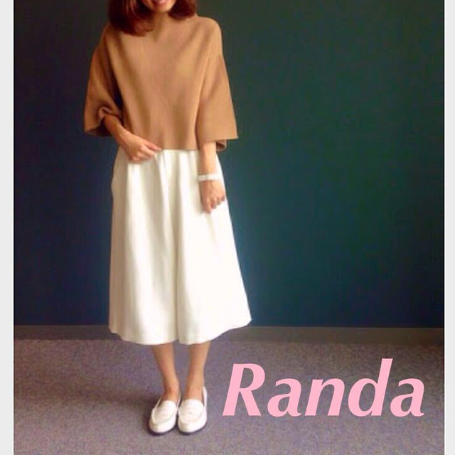 RANDA(ランダ)のRanda今期ガウチョ レディースのパンツ(カジュアルパンツ)の商品写真