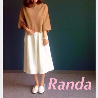 ランダ(RANDA)のRanda今期ガウチョ(カジュアルパンツ)