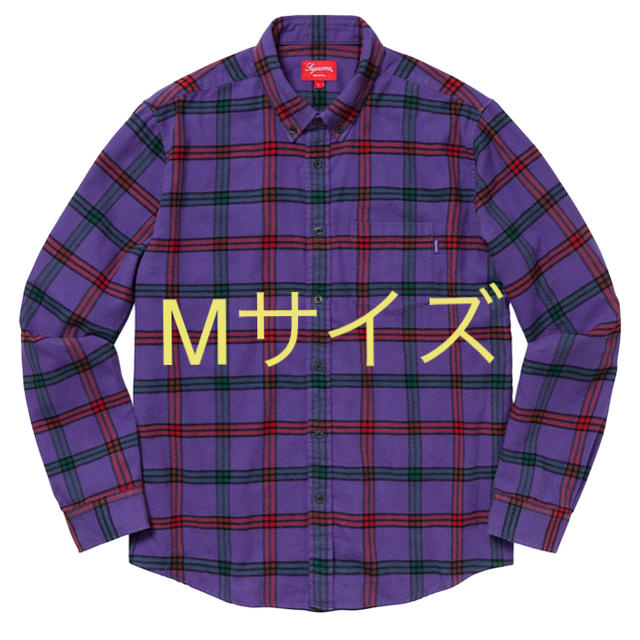 Supreme Tartan Flannel Shirt Mサイズ