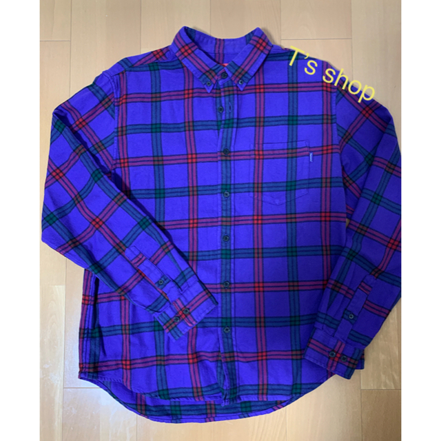 Supreme Tartan Flannel Shirt Mサイズ