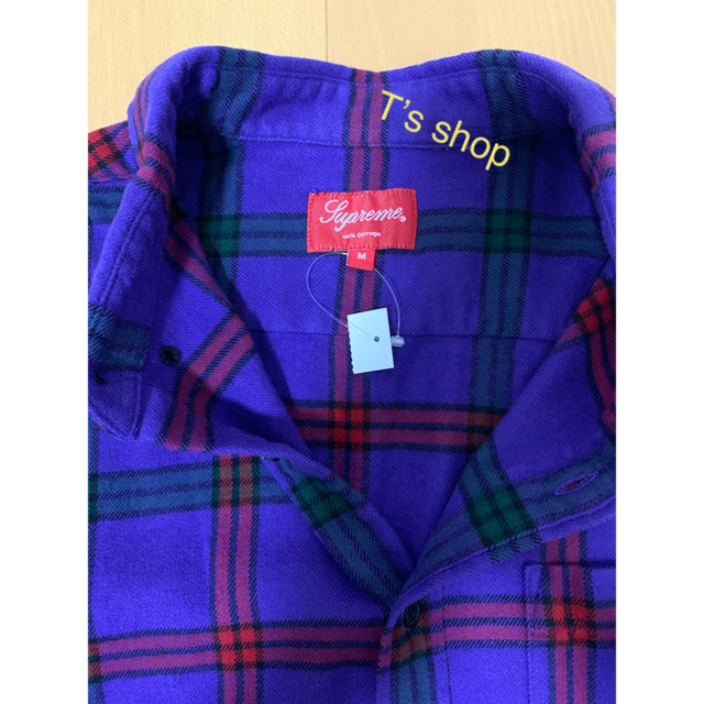 Supreme Tartan Flannel Shirt Mサイズ