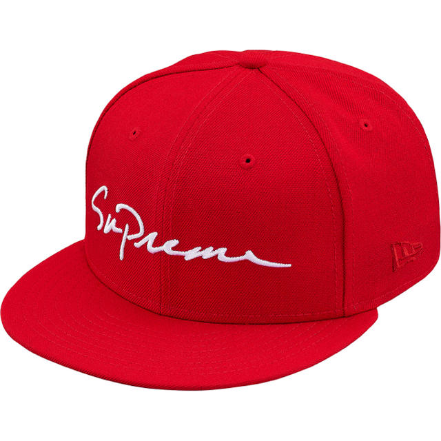 国内品 7 3/8 Supreme Classic Script New Era