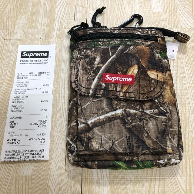 supreme シュプリーム ショルダーバッグ カモ camo