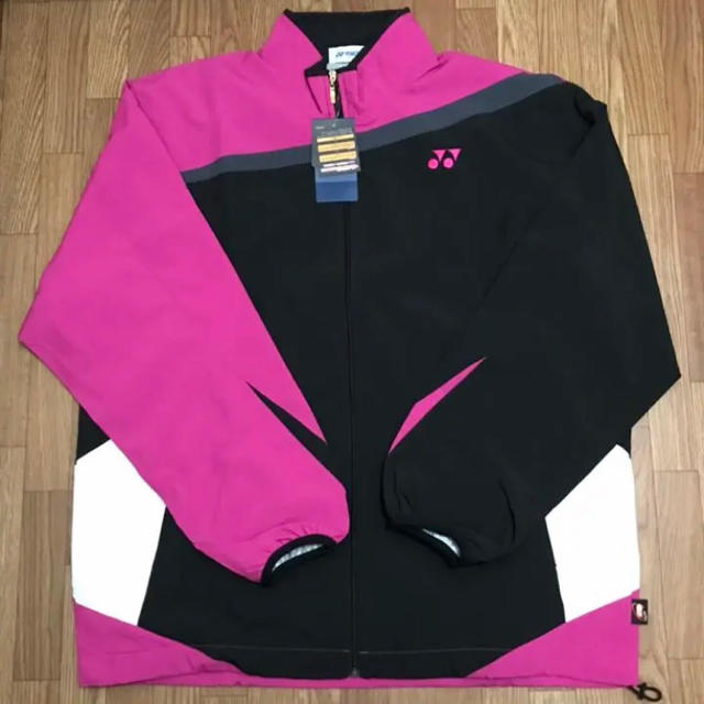 YONEX - ヨネックス ウインドブレーカー 黒×ピンク Lの通販 by YONEX - ヨネックス ウインドブレーカー 黒×ピンク Lの通販 by