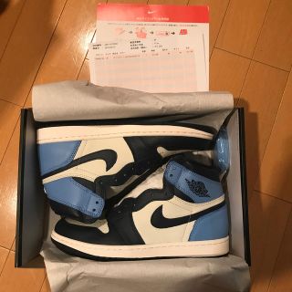 ナイキ(NIKE)のair jordan1 Obsidian 26cm(スニーカー)