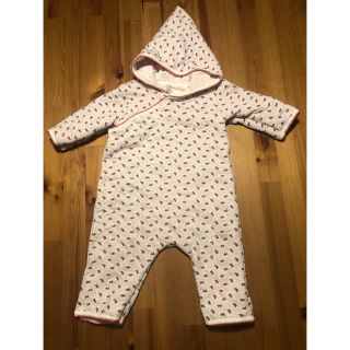 プチバトー(PETIT BATEAU)のプチバトー カバーオール 6m67cm ベビー防寒(カバーオール)