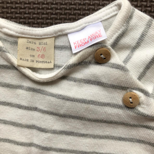 ZARA KIDS(ザラキッズ)のZARA mini❣️ボーダートップス 3-6m キッズ/ベビー/マタニティのベビー服(~85cm)(Ｔシャツ)の商品写真