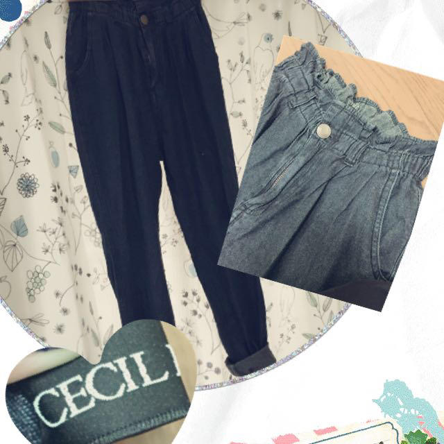 CECIL McBEE(セシルマクビー)のハイウエスト デニム❤️ レディースのパンツ(デニム/ジーンズ)の商品写真