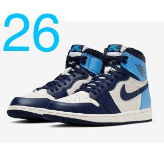 ナイキ(NIKE)の【3足セット】jordan1 retro high obsidian unc(スニーカー)