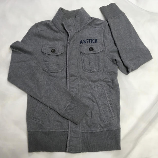 Abercrombie&Fitch(アバクロンビーアンドフィッチ)のアバクロ スタンドカラー スウェットジャケット メンズ M メンズのジャケット/アウター(その他)の商品写真