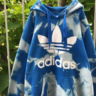 アディダス(adidas)の【とまと様専用】【adidas リメイクパーカー】古着女子(パーカー)