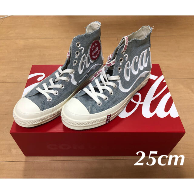 CONVERSE(コンバース)のKITH COCA-COLA CT70 Denim 25cm メンズの靴/シューズ(スニーカー)の商品写真