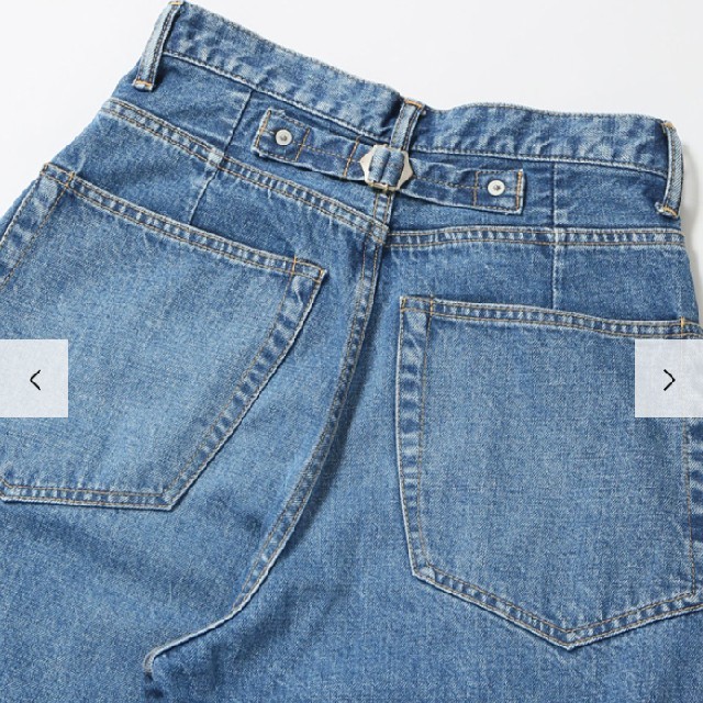 holiday(ホリデイ)のHoliday TUCK DENIM PANTS新品(ROKU・pervers) レディースのパンツ(デニム/ジーンズ)の商品写真