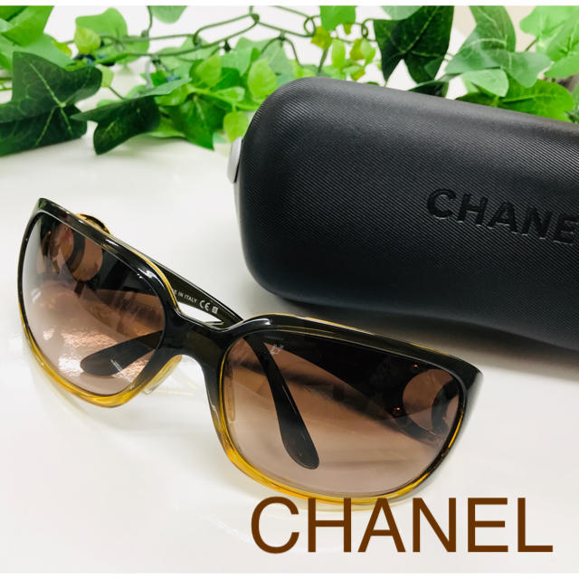 美品【CHANEL】サングラス★お洒落ブラウンゴールドブラウンゴールドレンズ