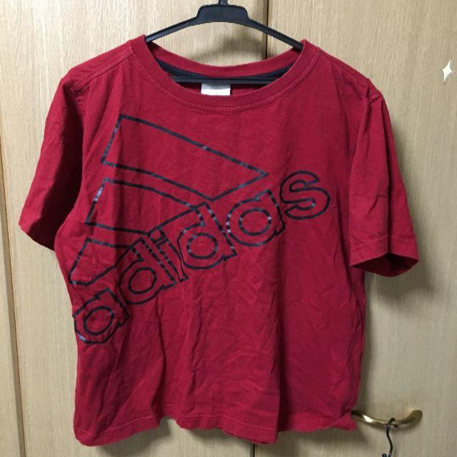 adidas(アディダス)のadidas　Ｔシャツ　レッド　サイズM メンズのトップス(Tシャツ/カットソー(半袖/袖なし))の商品写真