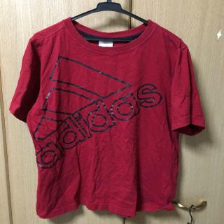 アディダス(adidas)のadidas　Ｔシャツ　レッド　サイズM(Tシャツ/カットソー(半袖/袖なし))