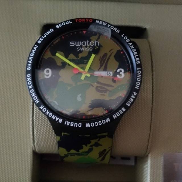 値下げ中～swatch BAPE BIG BOLD TOKYO