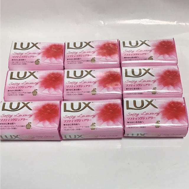 LUX(ラックス)のLUX ラックス ボディソープ固形石鹸 ブルガリアンローズの香り 82g✖️9個 コスメ/美容のボディケア(ボディソープ/石鹸)の商品写真