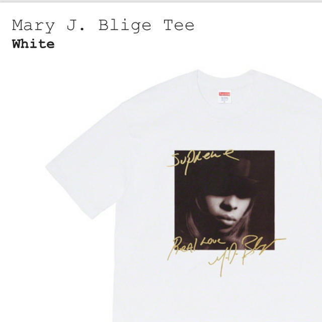 新品未使用 Supreme 19AW Mary J Blige Tee 白 S