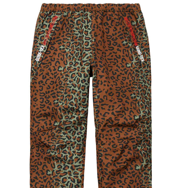 Supreme GOA-TEX taped seam pant leopard