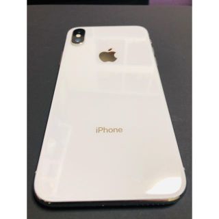 アイフォーン(iPhone)のiPhone X Silver 256 GB docomo simフリー(スマートフォン本体)