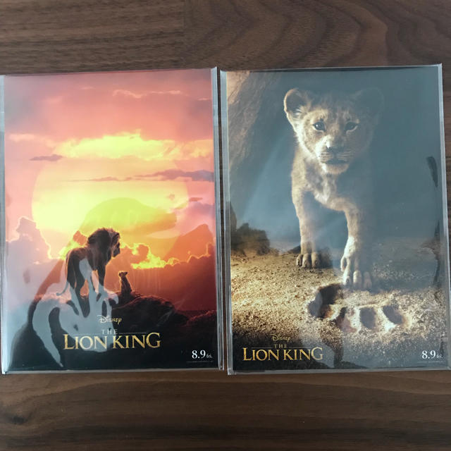 Disney(ディズニー)の未開封前売特典★ライオンキングポストカード2種類セット エンタメ/ホビーの声優グッズ(写真/ポストカード)の商品写真