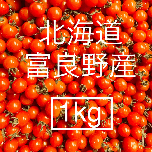 北海道・富良野産 ミニトマト １キロ 食品/飲料/酒の食品(野菜)の商品写真