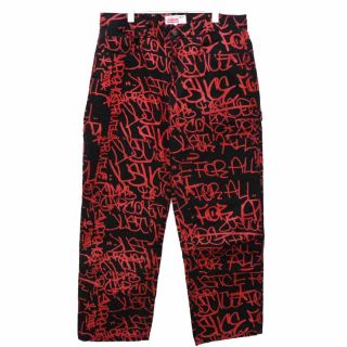 シュプリーム(Supreme)のSupreme 18AW GARÇONS Pant BLACK 34(デニム/ジーンズ)