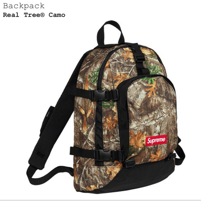 Supreme 19FW Backpack Real Tree Camo