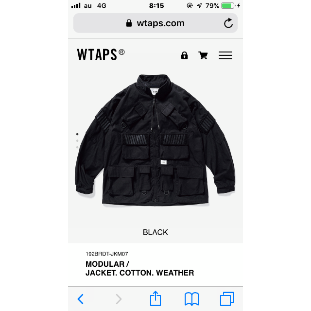 誠実 W)taps - wtaps19aw MODULAR ミリタリージャケット - full