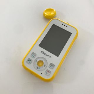 エヌティティドコモ(NTTdocomo)のドコモ キッズケータイ HW-01G イエロー(携帯電話本体)