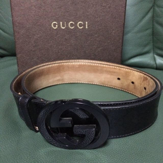 Gucci - GUCCI ベルト 黒の通販 by R ｜グッチならラクマ