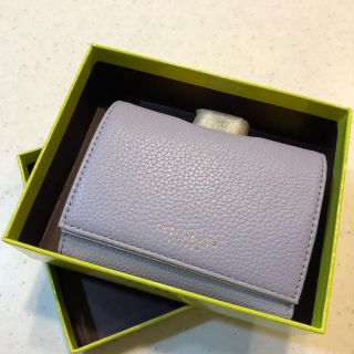 テッドベイカー(TED BAKER)の新品未使用の折りたたみ財布 パープル(財布)