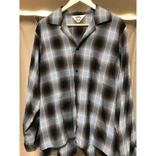 サンシー(SUNSEA)のSUNSEA 19SS SHADOW CHECK GIGORO SHIRT(シャツ)