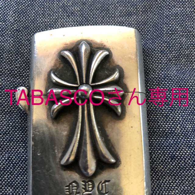 Chrome Hearts(クロムハーツ)のシルバー925 zippo ジッポー NYC メンズのファッション小物(タバコグッズ)の商品写真