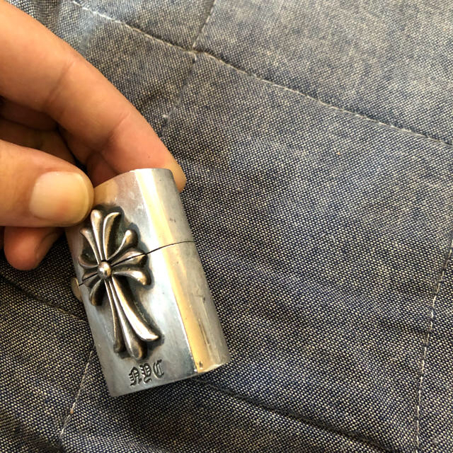 Chrome Hearts(クロムハーツ)のシルバー925 zippo ジッポー NYC メンズのファッション小物(タバコグッズ)の商品写真