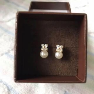 ジュエリーツツミ(JEWELRY TSUTSUMI)の★サミィ★様専用☆美品☆ツツミ パールとキュービックのピアス(ピアス)