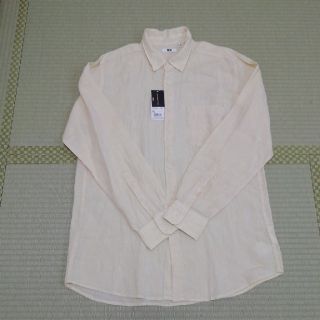 ユニクロ(UNIQLO)の悠代表様専用　新品(少し難あり)メンズ　プレミアムリネンシャツ　ユニクロ　XL(シャツ)